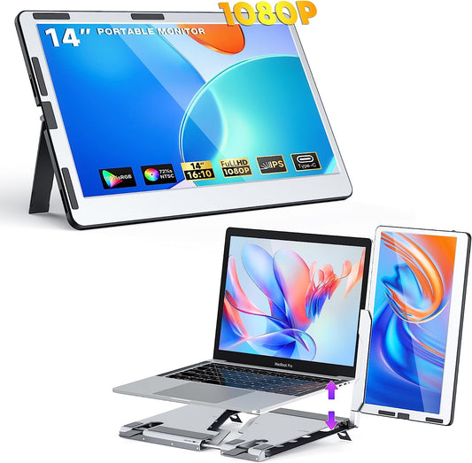 Kwumsy F1 14'' Portable Monitor Laptop Screen