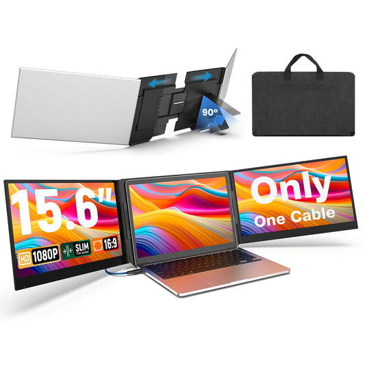 Kwumsy P7PRO 15.6" Triple Screen Laptop Screen Extender