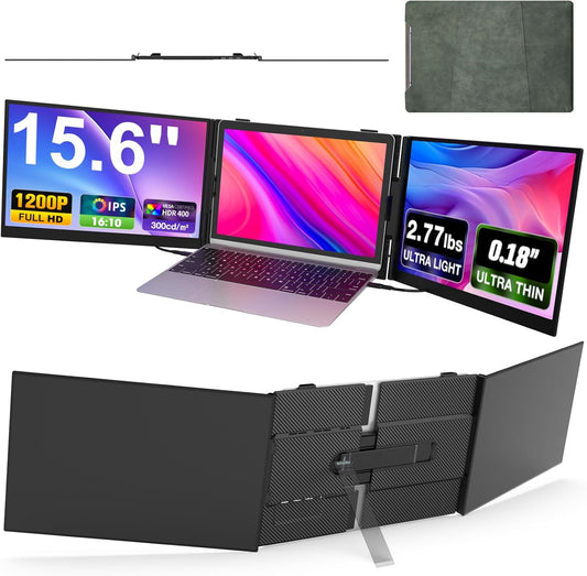 Kwumsy S8Pro MAX 15.3" Triple Screen Laptop Screen Extender