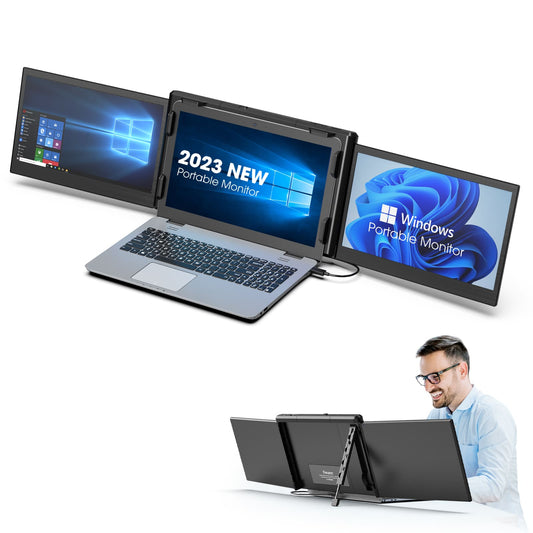 P2S 12 hüvelykes háromképernyős laptopmonitor-hosszabbító csak Windows operációs rendszerhez