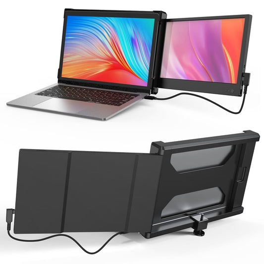 P1 12 hüvelykes, kétképernyős, egy extra képernyő laptophoz