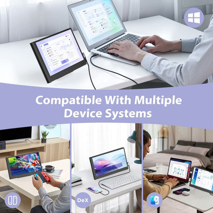 P1S 11.6 Inches Dual-Screen One Extra Screen For Laptop