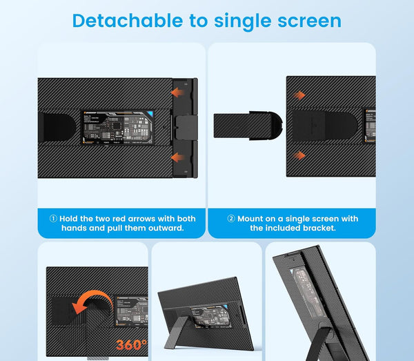 Kwumsy P5 15,6-Zoll-Laptop-Bildschirmverlängerung