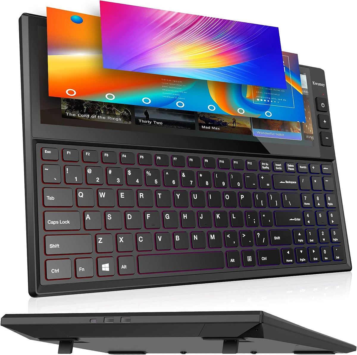 Keyboard Only Program Kwumsy K1 12.6'' Touchscreen Working Keyboard