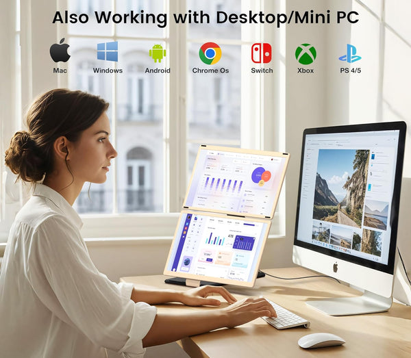 Extensor de tela para laptop Kwumsy S6 15,6