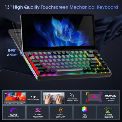 Teclado con tela expansiva de toque Kwumsy K3