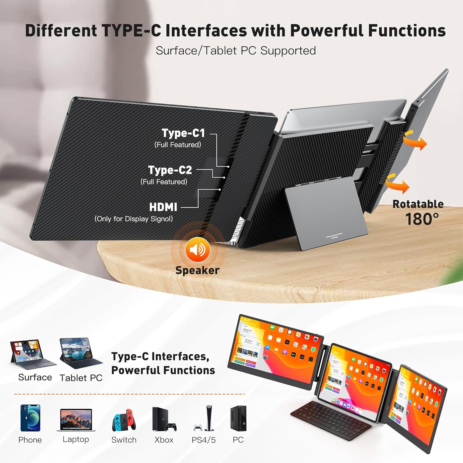 kwumsy S3 Triple Laptop Monitor Extender – Kwumsy