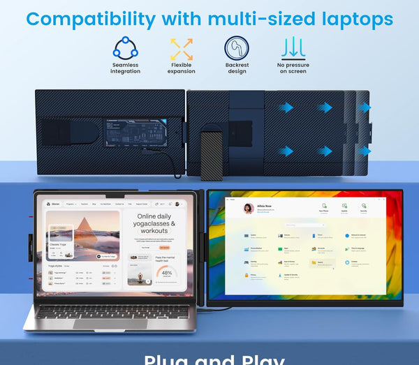 Kwumsy P5 15,6-Zoll-Laptop-Bildschirmverlängerung