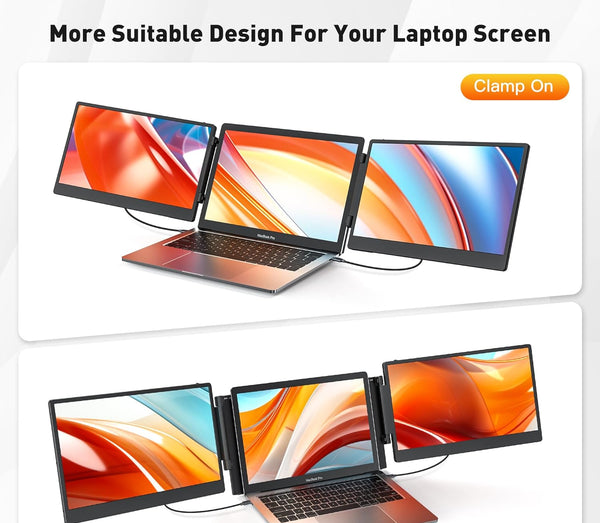 kwumsy S3 hármas laptop monitor bővítő