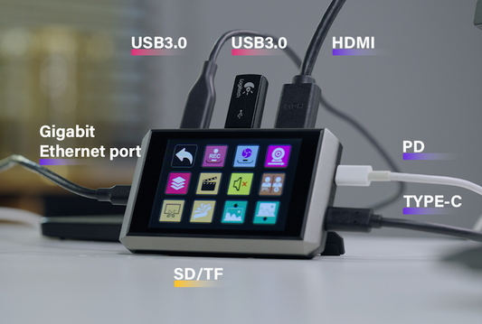 Kwumsy H3 8-in-1 Visual Macro Keyboard Hub