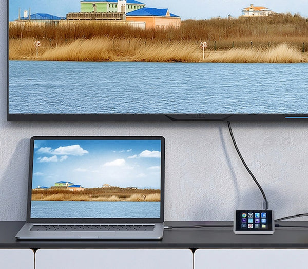 Kwumsy H3 8-in-1 Visual Macro Keyboard Hub