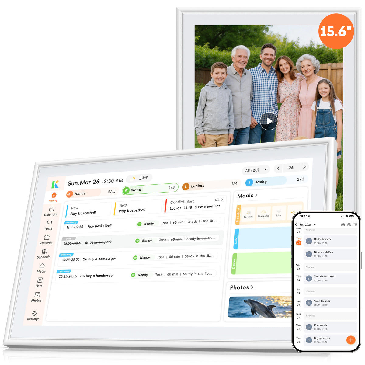 Kidovix R1 Smart Digital Calendar-15.6"