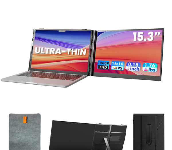 Kwumsy S8 MAX 15.3" Dual Screen Laptop Screen Extender