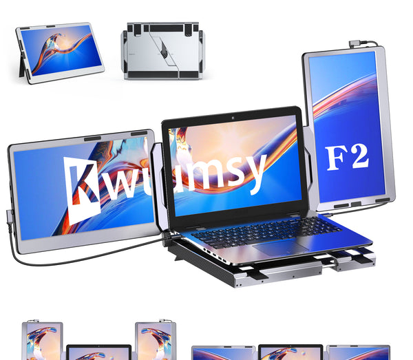 Kwumsy F2 14'' Triple Portable Laptop Monitor