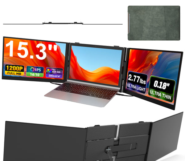 Kwumsy S8Pro MAX 15.3" Triple Screen Laptop Screen Extender