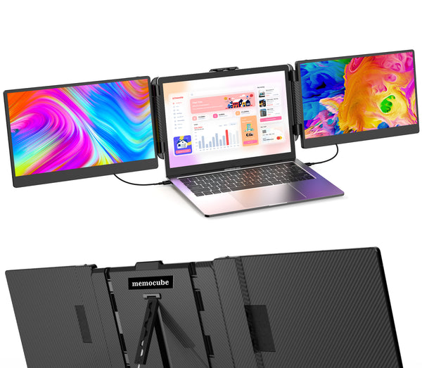 memocubo S2 14" Tela tripla para laptop