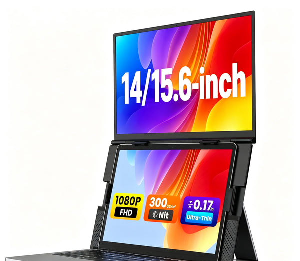 Kwumsy S15/S15 Plus-14/15.6" Extensor de ecran pentru laptop cu ecran dublu