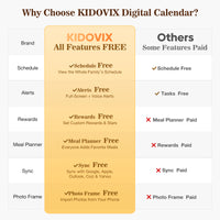 Kidovix R1 Smart Digital Calendar-15.6"