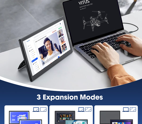 【Pouze USA – použitý】 Kwumsy L3 Laptop Screen Extender