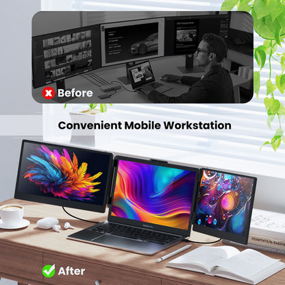 Kwumsy S2mini 12" Triple Laptop Screen