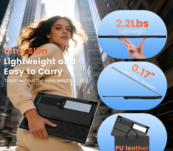 Kwumsy S15 Plus-15.6" Dual Screen Laptop Screen Extender