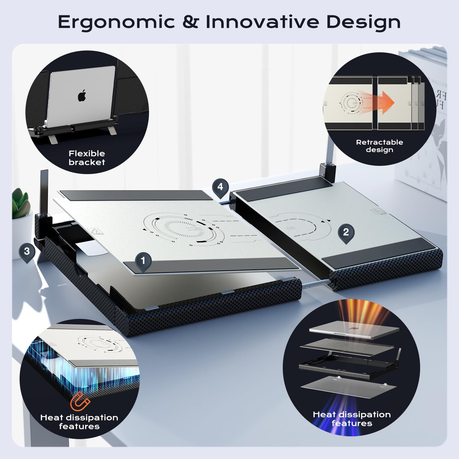 Kwumsy F3 14'' Triple Portable Laptop Monitor
