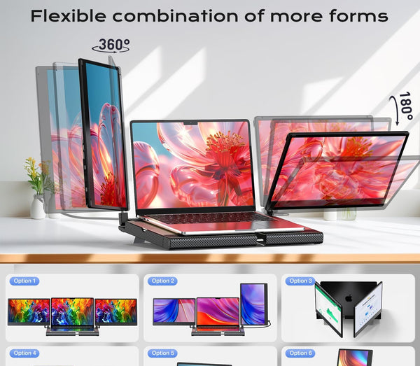 Kwumsy F3 14'' Triple Portable Laptop Monitor