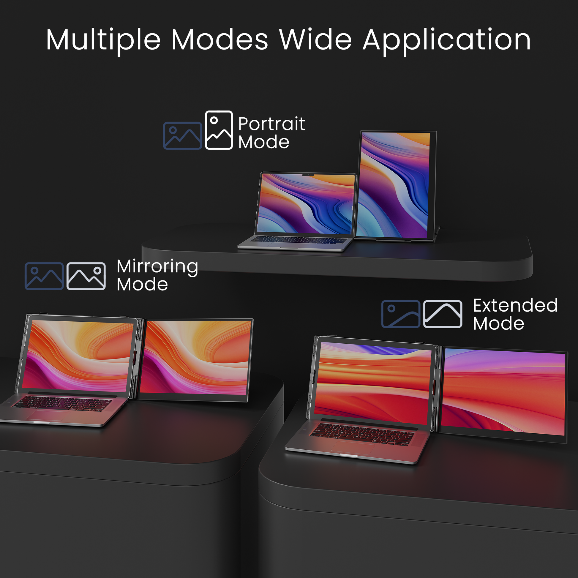 Kwumsy S8 MAX 15.3" Dual Screen Laptop Screen Extender