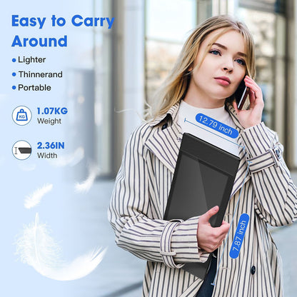 【Solo para EE. UU. - Caja abierta】Kwumsy L1-12.3" Monitor portátil con altavoces duales para portátil