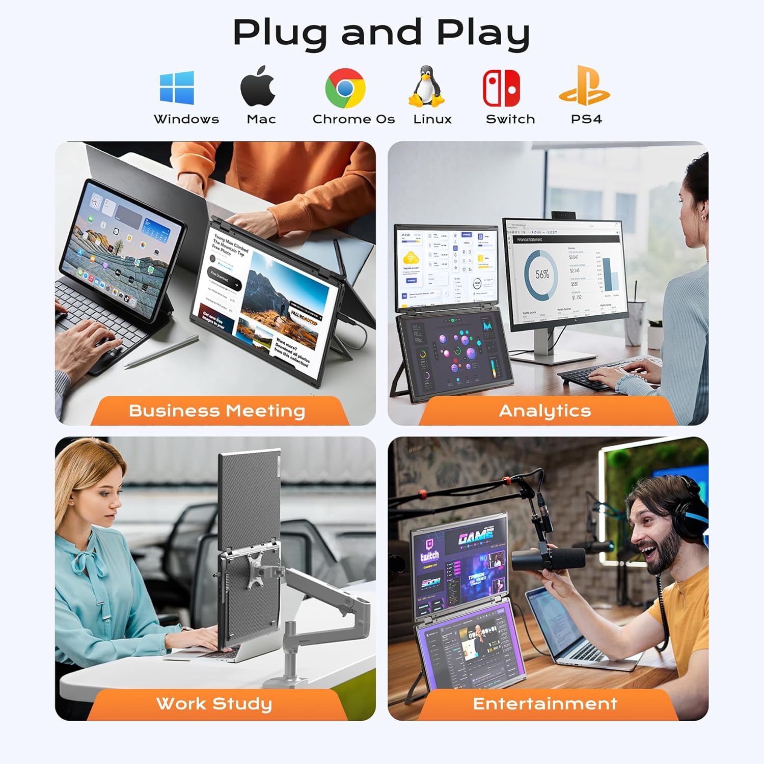 15.60 インチ　M4 TRIPLE SCREEN Kwumsy M4 15.6