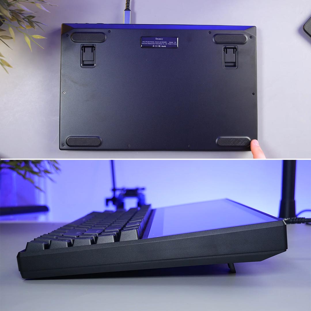 K2 USB mechanická klávesnica s 12,6" dotykovým displejom