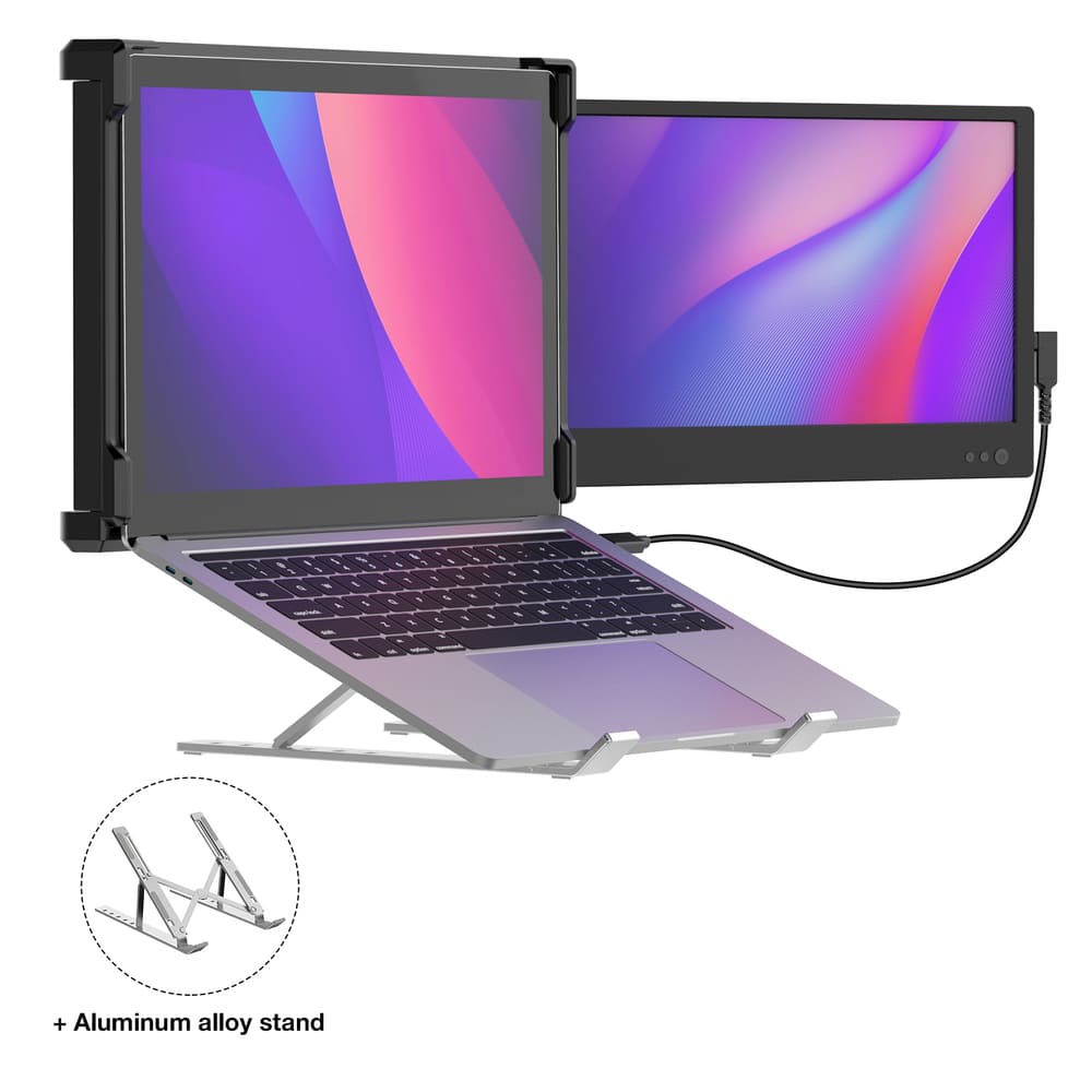 P1 12'' Zoll Dual-Screen Ein zusätzlicher Bildschirm für Laptop