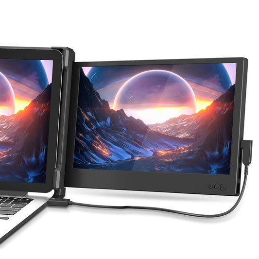 P2 12'' Tri-Screen Portable three Extra Screen For Laptop