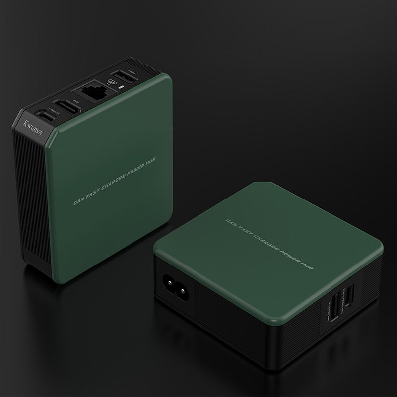 Power Plug In Hub PH1 6-in-1 65W GaN Charger USB-C Power Hub – Kwumsy